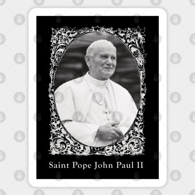 Pope Saint John Paul II Magnet by Beltschazar